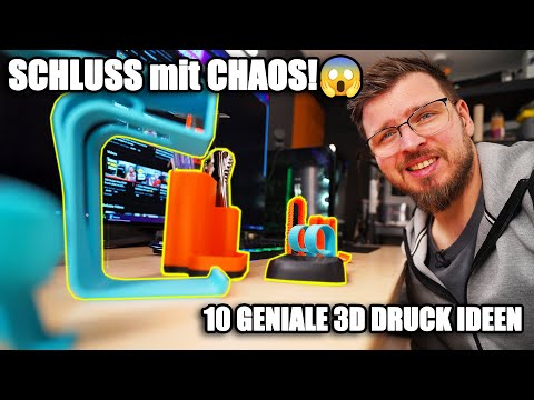 10 ingenious 3D printing ideas for your home office – printed with the Kobra S1 Combo!