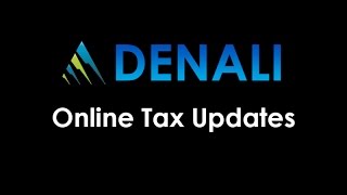 Online Tax Updates