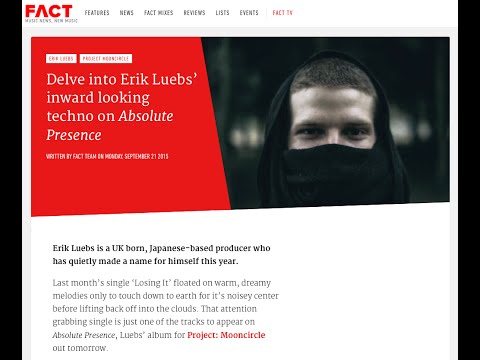 Erik Luebs 'Farewells' (Absolute Presence - Project: Mooncircle, 2015)