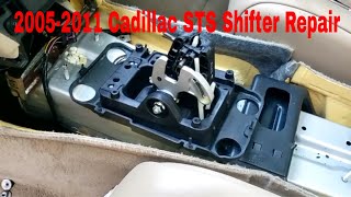 2005 - 2011 Cadillac STS Console removal and shifter repair