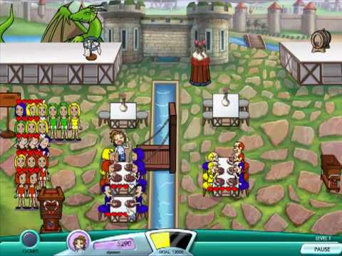 Diner Dash: Flo Through Time - All Knight Diner Level 1