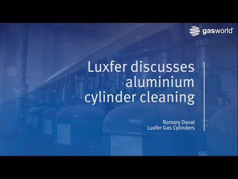 Luxfer Gas Cylinders on aluminium cylinder cleaning