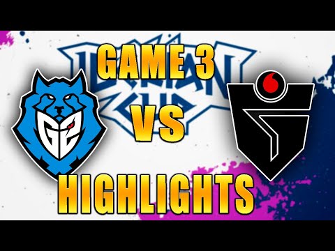 G2 Arctic vs Vodafone Giants Game 3 highlights Iberian cup semifinal 2021 | G2AR vs VGIA
