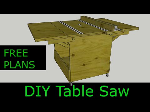DIY Table saw | Large homemade table saw using a circular saw