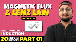 50. Magnetic Flux and Lenz law |Electromagnetic Induction | CBSE | NCERT | Physics Baba 2.0