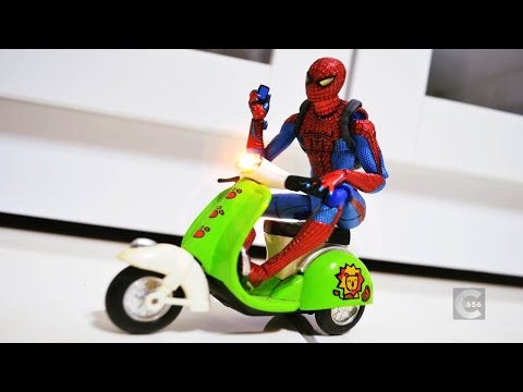 Figma Spiderman Stop motion review - Figma 蜘蛛人玩具介紹