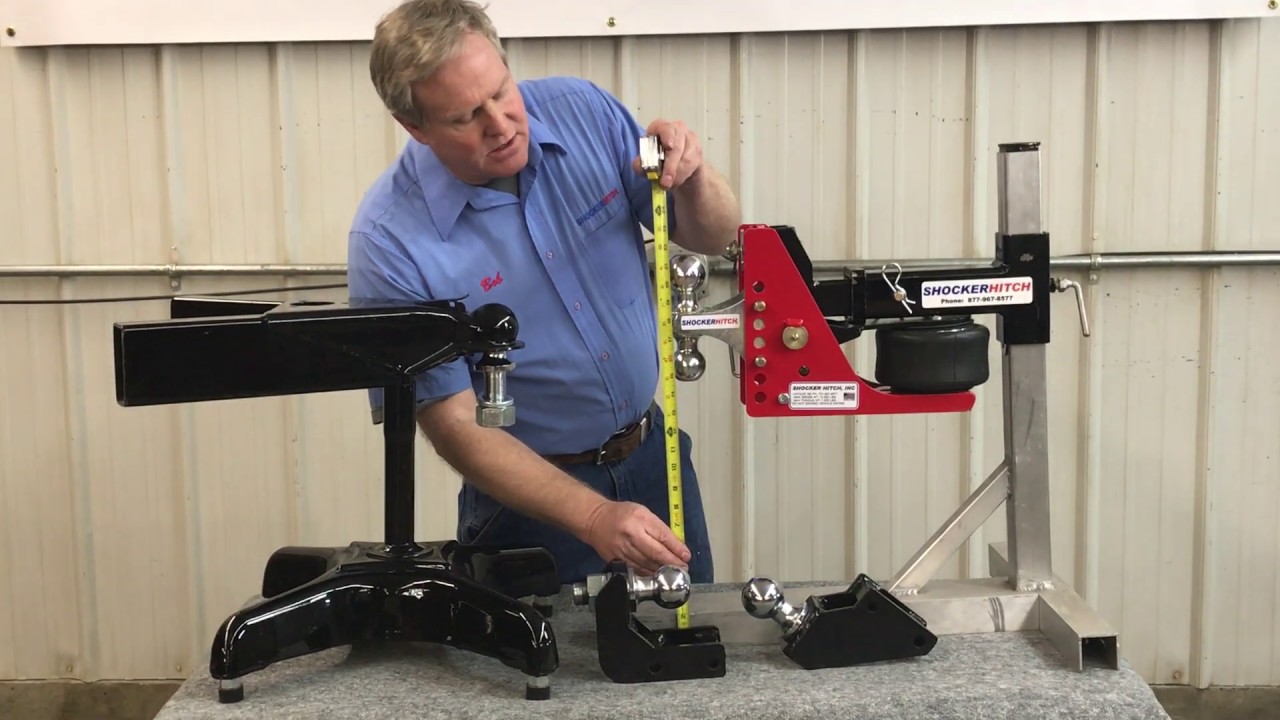 Shocker Hitch — How much of a drop hitch or rise do I need?