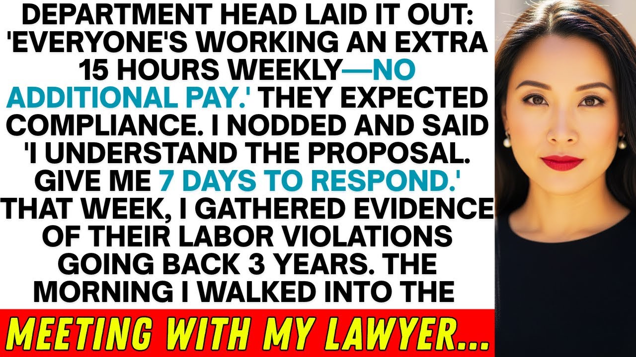 They Said Accept The Unpaid Overtime Or Find Another Job—My 1 Week Plan Destroyed Them