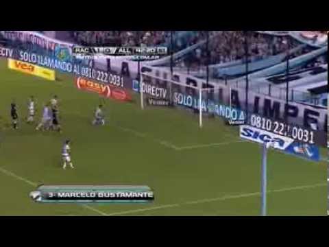 Gol Marcelo Bustamante - Racing Club 1 Vs All Boys 1 - Final 2014 - 5ta Fecha