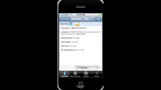 NOAA Buoy Data Reader App for iPhone