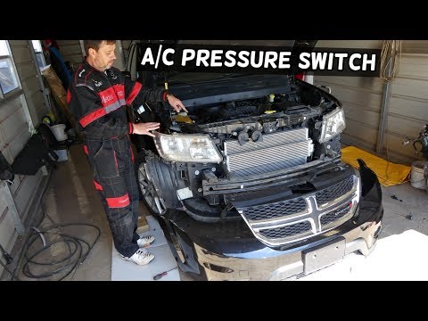 DODGE JOURNEY AC PRESSURE SWITCH LOCATION IF YOU NEED TO REPLACE IT FIAT FREEMONT