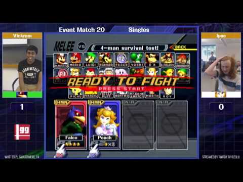 Event Match 20: Vickram (Falco) vs lpac (Peach) - Winners Round 3