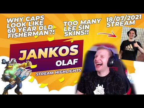 G2 Jankos - Caps Looks Like 60 Year Old Fisherman?! | Jankos Stream Highlights | 18/07/21