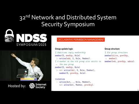 NDSS 2025 - IMPACT 2025, Session 3 and Keynote 2