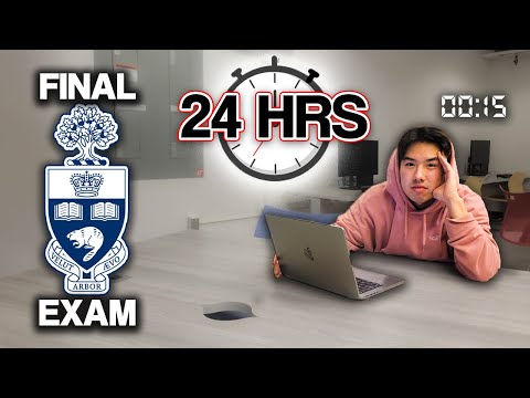 24 Hours to Study for my Final Exam | University of Toronto
