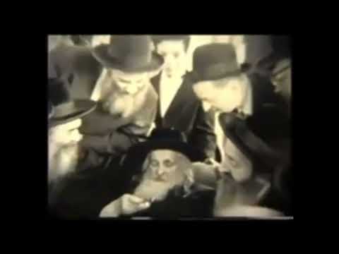 Rabbi Yoel Teitelbaum of Satmar at a Bris in 1962