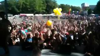 2 year old rocks Gay Pride on stage with Princess Superstar!