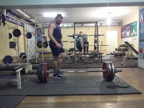 Становая тяга с/в 90 на штанге 225кг