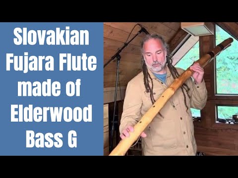 Slovakian Fujara Flute made of Elderwood Bass G