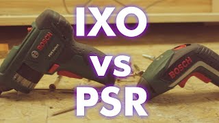 Bosch IXO vs Bosch PSR Select - Which Cordless Screwdriver is Better?