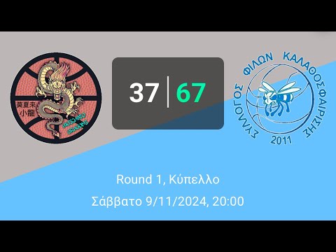 Moscato Dragons 37-67 Σ.ΦΙ.Κ.Α - (Round1- Cup -09/11/2024)