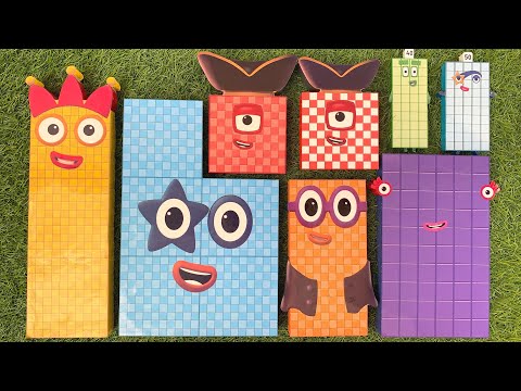 Looking for Numberblocks NEW Puzzle Tetris 1350 Space ASMR | Numberblocks Satisfying Video