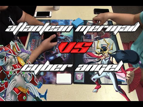 Yu-Gi-Oh Feature Match Cyber Angels Vs Atlantean Mermail Full Match (August 2016)