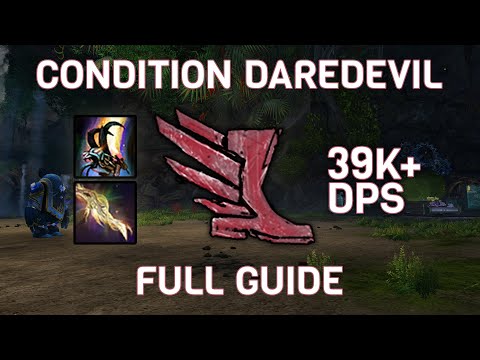 GW2 Condition Daredevil Full PvE Build Breakdown, Guide and Coaching (with timestamps)