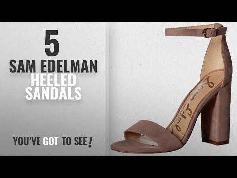Top 5 Sam Edelman Heeled Sandals [2018]: Sam Edelman Women's Yaro Heeled Sandal, Dusty Rose, 7 M US