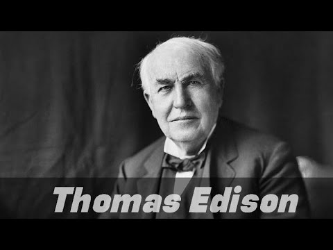 Thomas Edison - Stock Footage