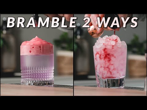 How To Make The Bramble 2 Ways - Elevated Cocktail Garnish