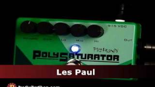 Video thumbnail for Pigtronix Polysaturator Distortion by ProGuitarShopDemos
