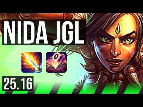 NIDALEE vs PANTHEON (JGL) | 9/0/3, Legendary | KR Master | 25.16
