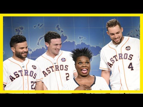 Breaking News | Leslie jones meets ‘fine as hell’ houston astros players on ‘snl’ – watch now!