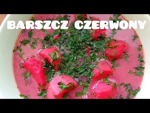 BARSZCZ CZERWONY Z ZIEMNIAKAMI ZABIELANY PYSZNY!!!