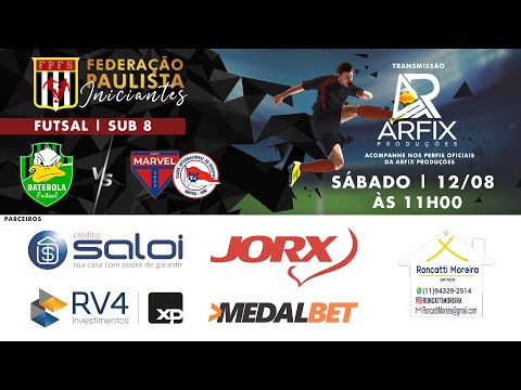 BATE BOLA x MARVEL INTER - FUTSAL | SUB 08 - QUARTAS DE FINAIS