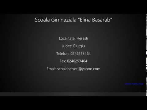 Scoala Gimnaziala "Elina Basarab" Herasti