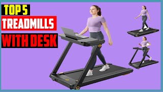 ✅Best Treadmill with Desk In 2024 |Top 5 Best Foldable Treadmill with Removable Desk Of 2024 -To Buy