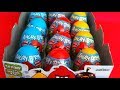12 Surprise Eggs Angry Birds EXTRA Collection NEW 2014 Huevo Sorpresa