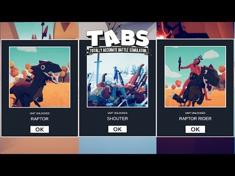 TABS - How to find Raptor, Raptor Rider & Shouter (Location | Totally Accurate Battle Simulator)