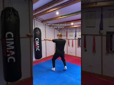 Footwork for explosive combo