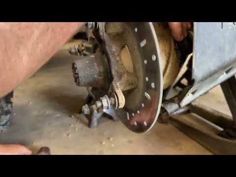 Polaris Ranger, EV, 570, 700, 800, 900, 1000, How To Remove Front Axle, Brakes, Tire