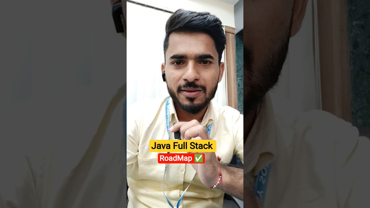 Java Full Stack Roadmap For Everyone 🔥 #javafullcourse #javafullstack #aadiandjava2_0 #java
