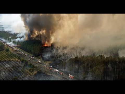 Incendies en Gironde : l'arrivée des orages, une situation à double tranchant