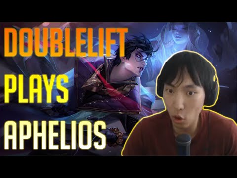 Doublelift Plays Aphelios For The First Time and goes CRAZY | League Twitch Highlights