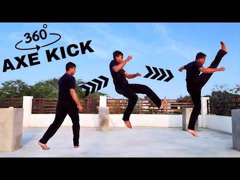360' Axe Kick Tutorial | 360 Kick | How to do 360' Axe kick .