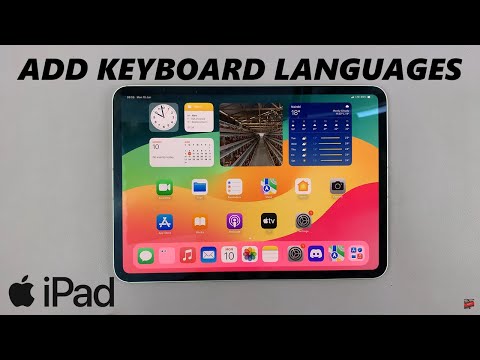 How To Add Keyboard Language On iPad