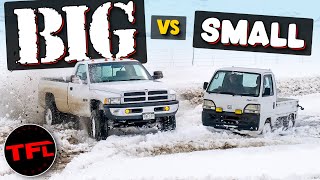 Kei Truck vs Cummins: Does Size Matter In The Snow?
