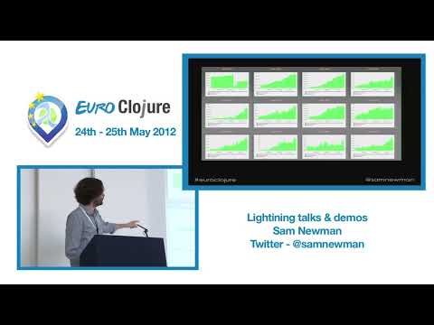 LIGHTNING TALKS & DEMOS: Journeys with Maps, Riemann, http.async.client, Canon fodder (2012)