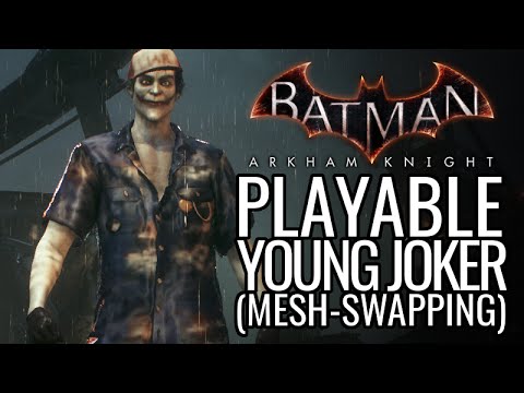 Steam Community Video Batman Arkham Knight Mods Playable Young Joker Mesh Swapping